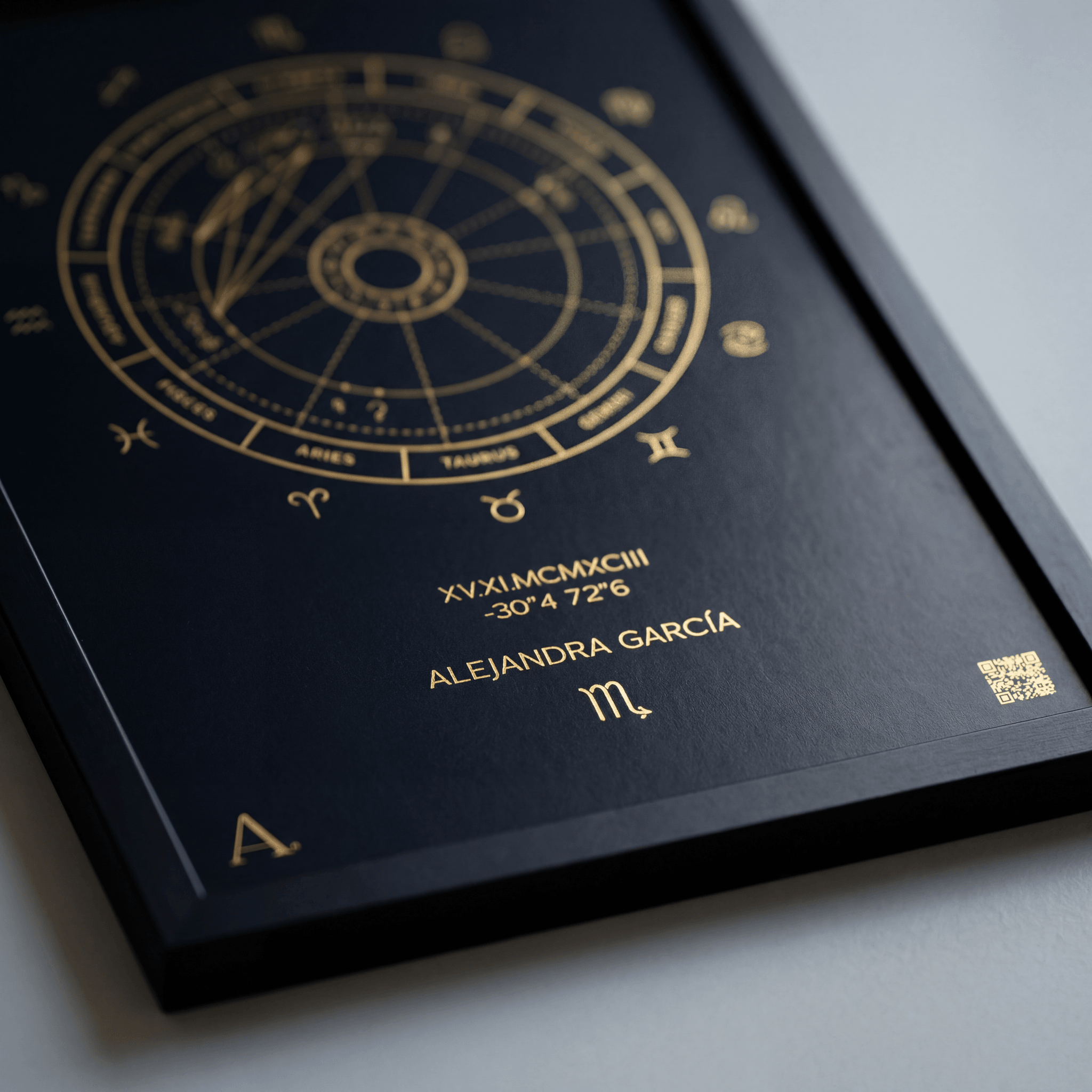 Cuadro Ilustración Carta Astral QR Interactivo - imagen 5